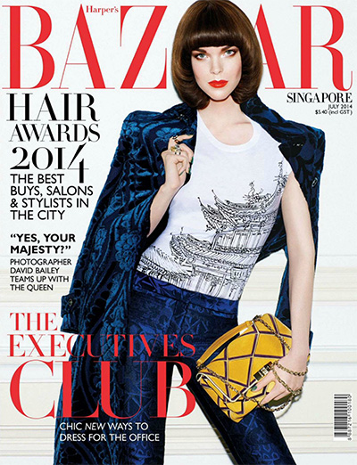 新加坡《Harpers Bazaar》时尚杂志PDF电子版【2013-2015年合集14期】