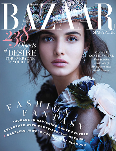 新加坡《Harpers Bazaar》时尚杂志PDF电子版【2017年合集11期】