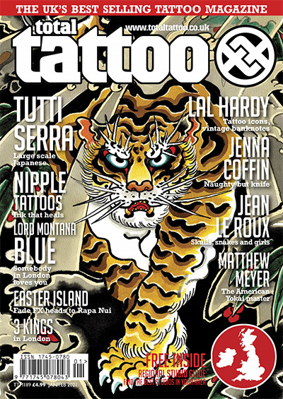英国《Total Tattoo》纹身刺青杂志PDF电子版【2021年合集8期】