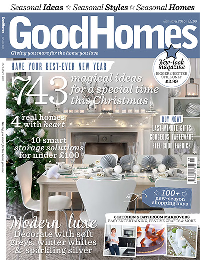 英国《GoodHomes》室内设计杂志PDF电子版【2015年合集5期】