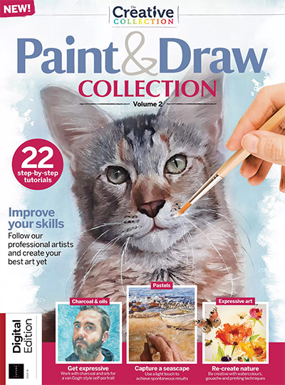 英国《Paint & Draw》实用艺术杂志PDF电子版【大合集】