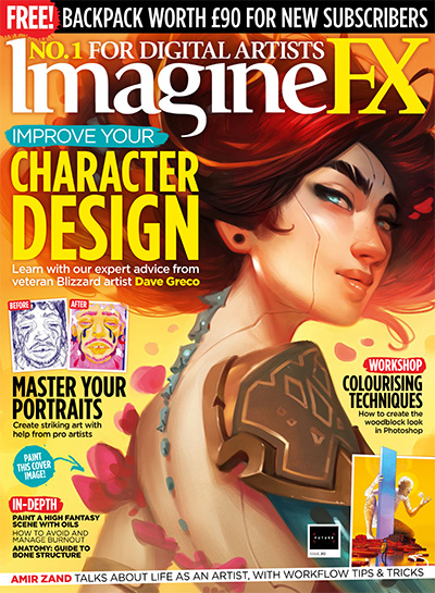 英国《ImagineFX》数码动漫CG杂志PDF电子版【2022年合集12期】