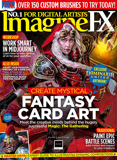 英国《ImagineFX》数码动漫CG杂志PDF电子版【2022年合集12期】