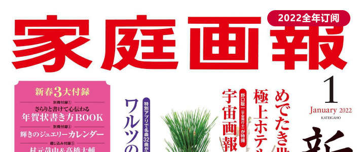 日本《家庭画報》生活杂志PDF电子版【2022年·全年订阅】