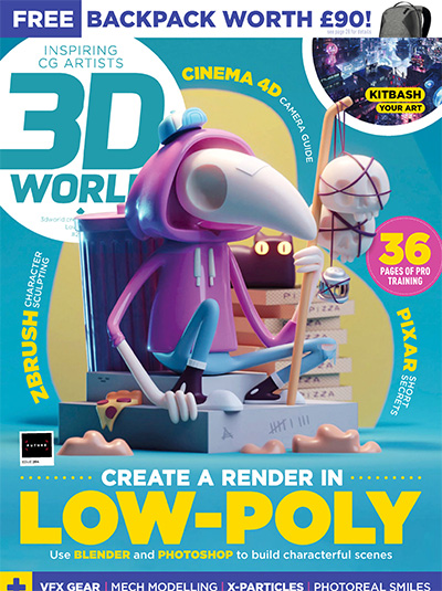 英国《3D World》数码CG艺术杂志PDF电子版【2022年合集13期】