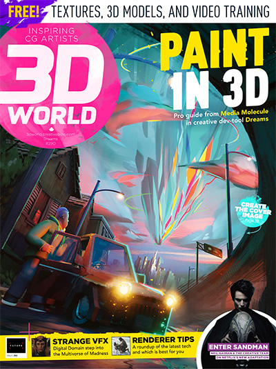 英国《3D World》数码CG艺术杂志PDF电子版【2022年合集13期】