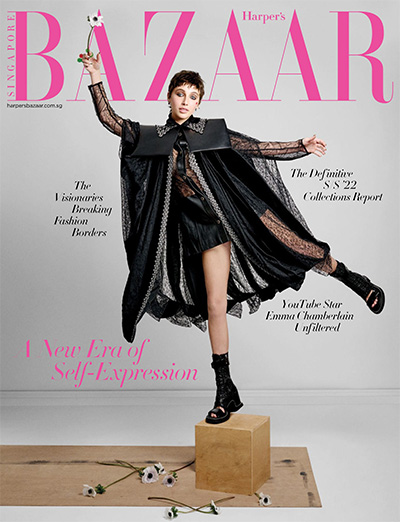 新加坡《Harpers Bazaar》时尚杂志PDF电子版【2022年合集12期】