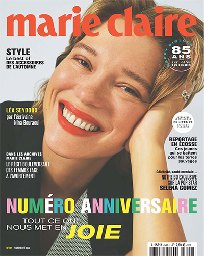 法国《Marie Claire》时尚杂志PDF电子版【2022年合集12期】