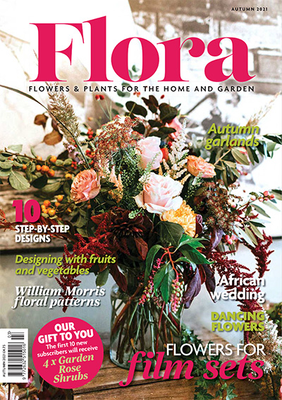 英国《Flora International》花艺杂志PDF电子版【2021年合集4期】