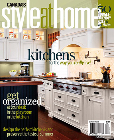 加拿大《Style at Home》家居装饰杂志PDF电子版【2009年合集4期】