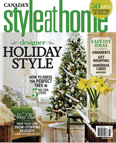 加拿大《Style at Home》家居装饰杂志PDF电子版【2012年合集12期】