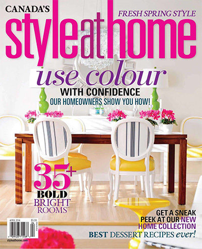 加拿大《Style at Home》家居装饰杂志PDF电子版【2014年合集10+3期】