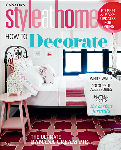加拿大《Style at Home》家居装饰杂志PDF电子版【2015年合集11期】