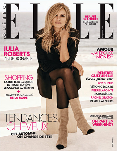 法国《Elle Quebec》时尚女性杂志PDF电子版【2017年合集8期】
