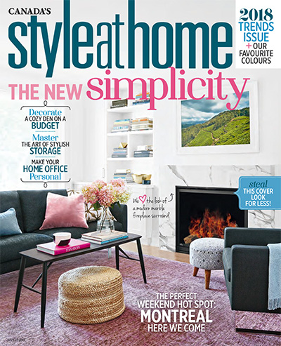 加拿大《Style at Home》家居装饰杂志PDF电子版【2018年合集11期】