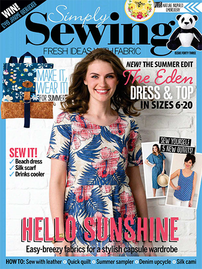 英国《Simply Sewing》缝纫杂志PDF电子版【2018年合集15期】