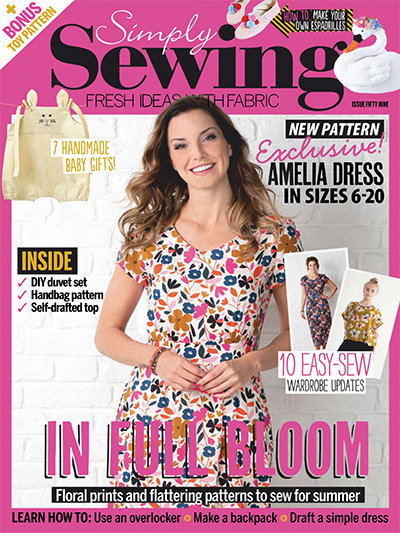 英国《Simply Sewing》缝纫杂志PDF电子版【2019年合集12期】