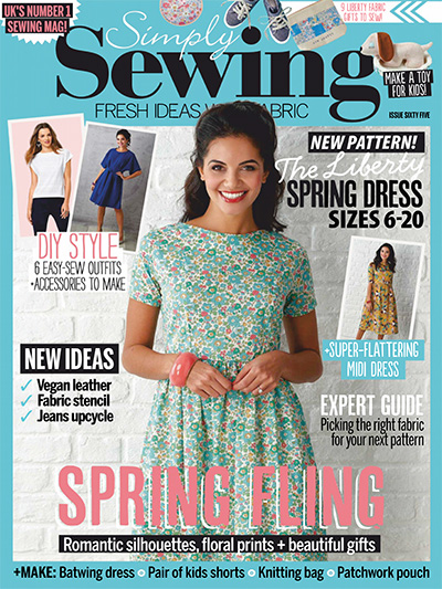 英国《Simply Sewing》缝纫杂志PDF电子版【2020年合集13+1期】