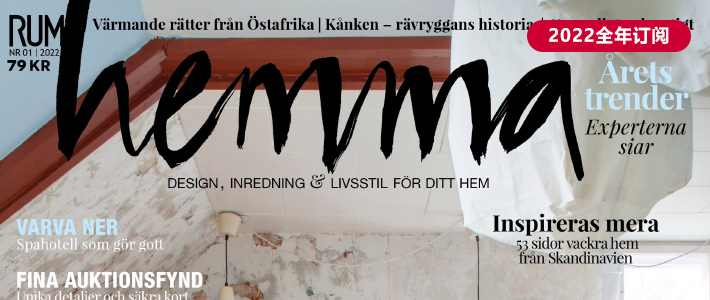 瑞典《RUM Hemma》北欧家居杂志PDF电子版【2022年·全年订阅】