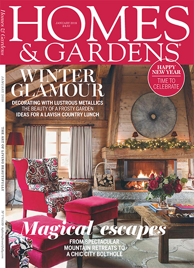 英国《Homes & Gardens》住宅与花园杂志PDF电子版【2018年合集12期】