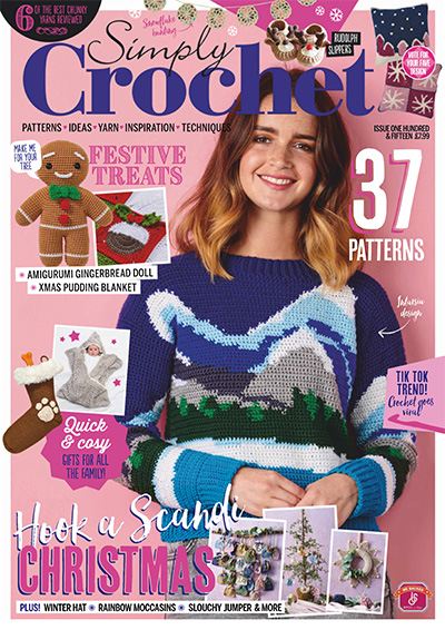 英国《Simply Crochet》钩针编织杂志PDF电子版【2021年合集12期】