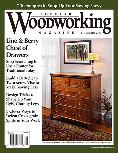 美国《Popular Woodworking》木工杂志PDF电子版【2010年合集7期】