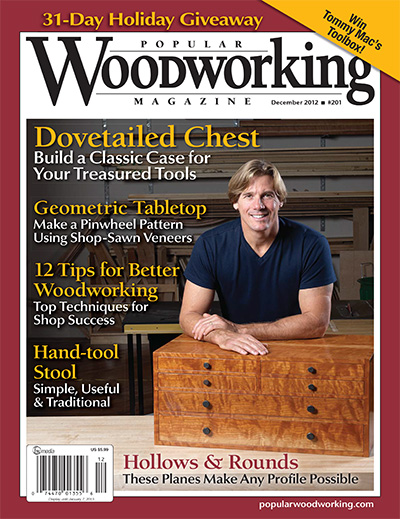 美国《Popular Woodworking》木工杂志PDF电子版【2012年合集7期】