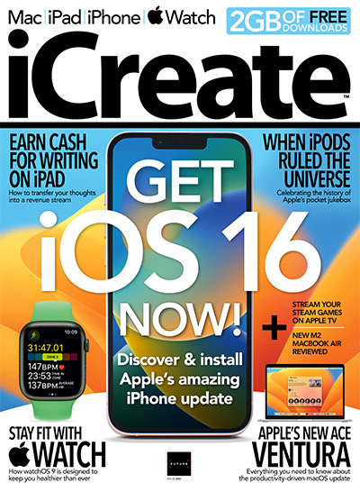 英国《iCreate》苹果数码科技杂志PDF电子版【2022年合集13期】
