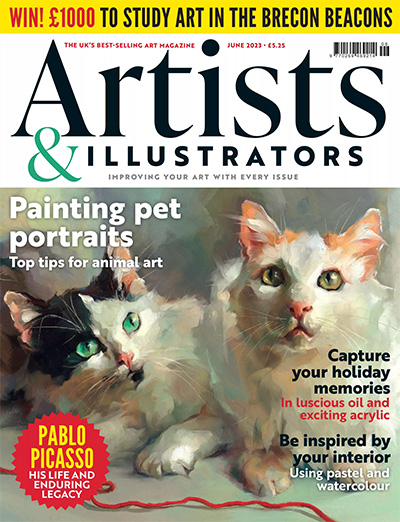 英国《Artists&Illustrators》艺术设计杂志PDF电子版【2023年合集13期】