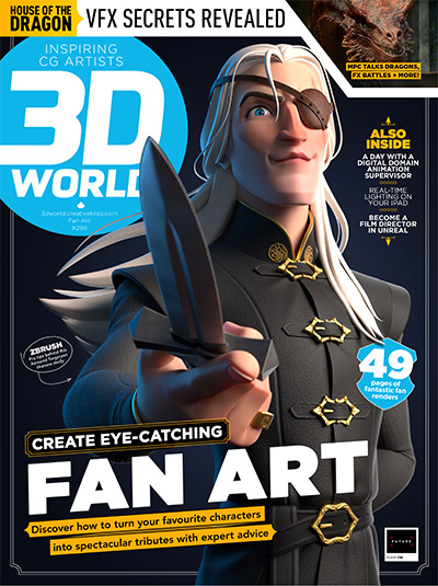 英国《3D World》数码CG艺术杂志PDF电子版【2023年合集12期】