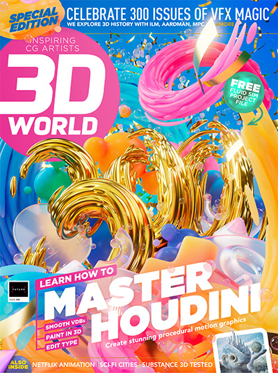 英国《3D World》数码CG艺术杂志PDF电子版【2023年合集12期】