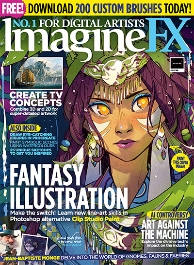 英国《ImagineFX》数码动漫CG杂志PDF电子版【2023年合集13期】