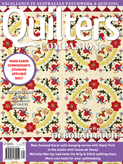 澳洲《Quilters Companion》绗缝杂志PDF电子版【2015年合集5期】