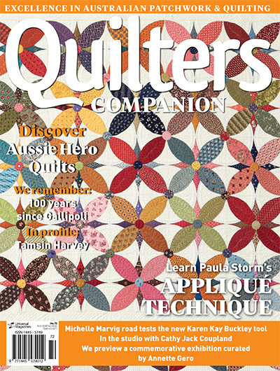 澳洲《Quilters Companion》绗缝杂志PDF电子版【2015年合集5期】