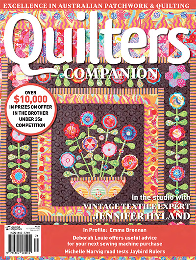 澳洲《Quilters Companion》绗缝杂志PDF电子版【2015年合集5期】