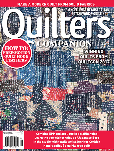 澳洲《Quilters Companion》绗缝杂志PDF电子版【2017年合集6期】