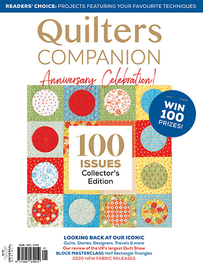 澳洲《Quilters Companion》绗缝杂志PDF电子版【2019年合集6期】