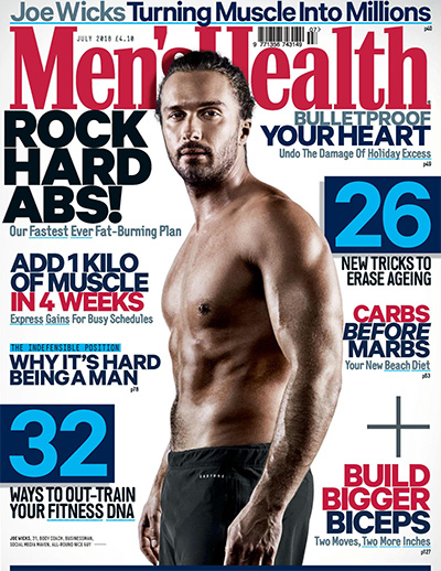 英国《Mens Health》男性健康杂志PDF电子版【2018年合集11期】