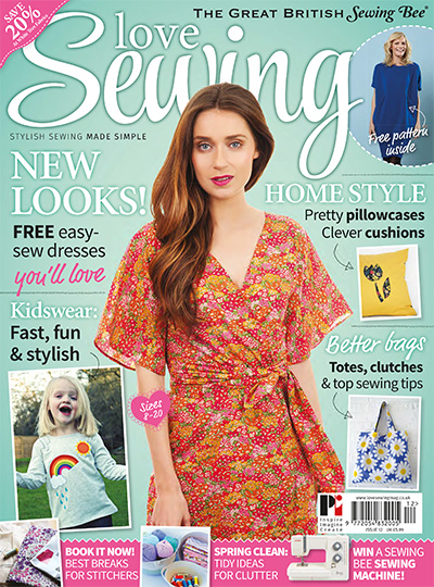 英国《Love Sewing》时尚缝纫杂志PDF电子版【2015年合集4期】