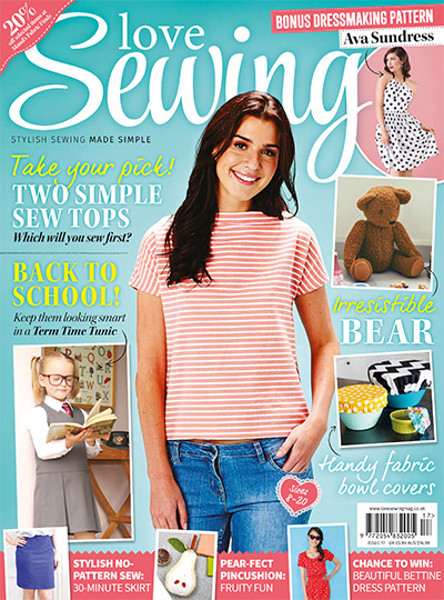 英国《Love Sewing》时尚缝纫杂志PDF电子版【2015年合集4期】
