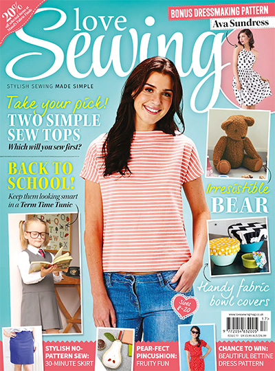 英国《Love Sewing》时尚缝纫杂志PDF电子版【2015年合集4期】