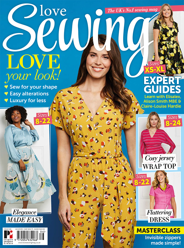 英国《Love Sewing》时尚缝纫杂志PDF电子版【2020年No.86号刊免费下载阅读】