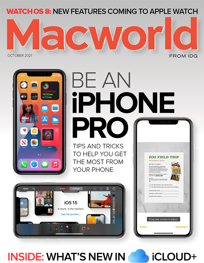 美国《Macworld》苹果世界杂志PDF电子版【2021年10月刊免费下载阅读】