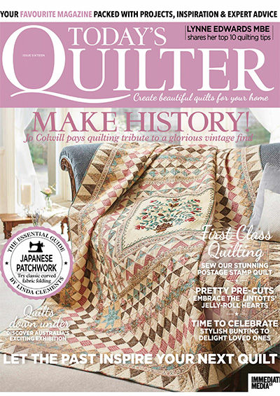 英国《Todays Quilter》传统绗缝杂志PDF电子版【2016年合集6期】