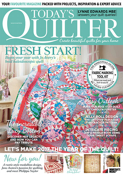 英国《Todays Quilter》传统绗缝杂志PDF电子版【2017年合集11期】