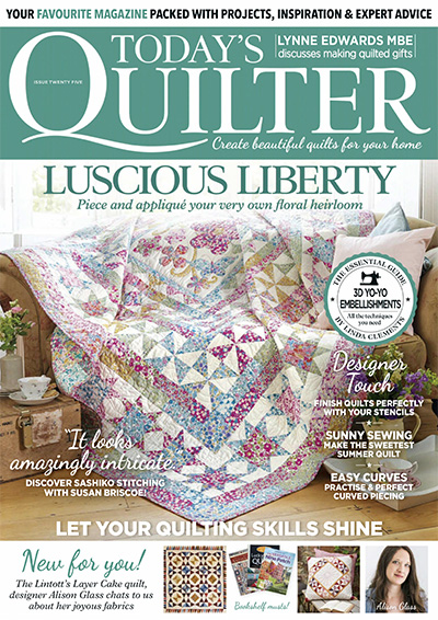 英国《Todays Quilter》传统绗缝杂志PDF电子版【2017年合集11期】