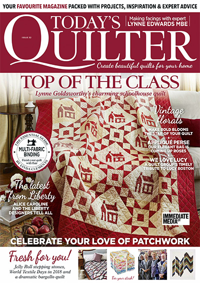 英国《Todays Quilter》传统绗缝杂志PDF电子版【2018年合集12期】