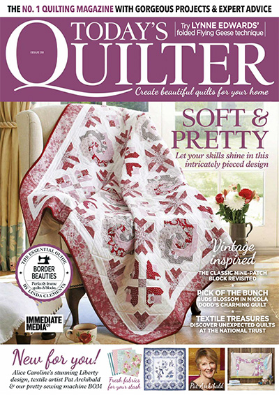 英国《Todays Quilter》传统绗缝杂志PDF电子版【2018年合集12期】