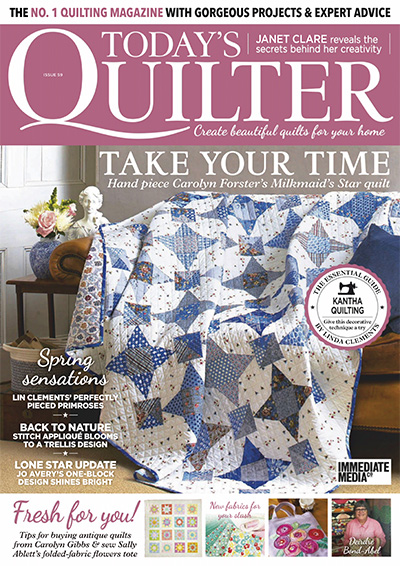 英国《Todays Quilter》传统绗缝杂志PDF电子版【2020年合集12期】