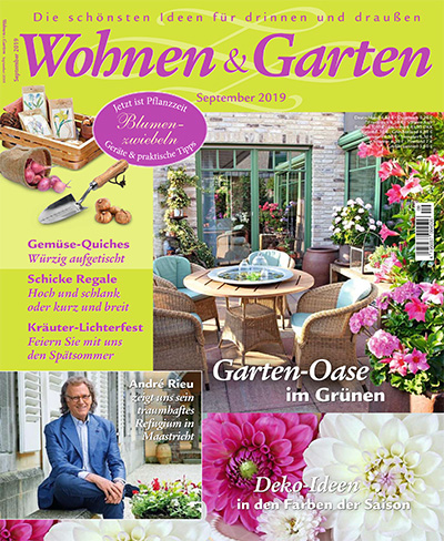 德国《Wohnen & Garten》生活与花园杂志PDF电子版【2019年合集5期】